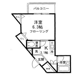 東京都豊島区西池袋４丁目 賃貸マンション 1K