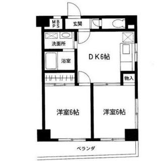 東京都豊島区南長崎１丁目 賃貸マンション 2DK