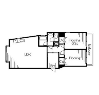 東京都新宿区中落合２丁目 賃貸マンション 2LDK