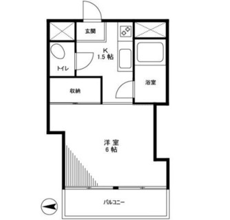 東京都新宿区中落合３丁目 賃貸マンション 1K