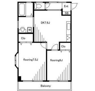 東京都豊島区南長崎１丁目 賃貸マンション 2DK